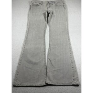 X2 Curvy Women's Flare Jeans Gray Regular Rise Size 6 W31 Vintage Y2K Style